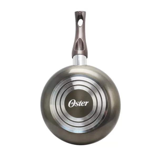 Oster Sato 8 in. Aluminum Nonstick Frying Pan in Metallic Champagne