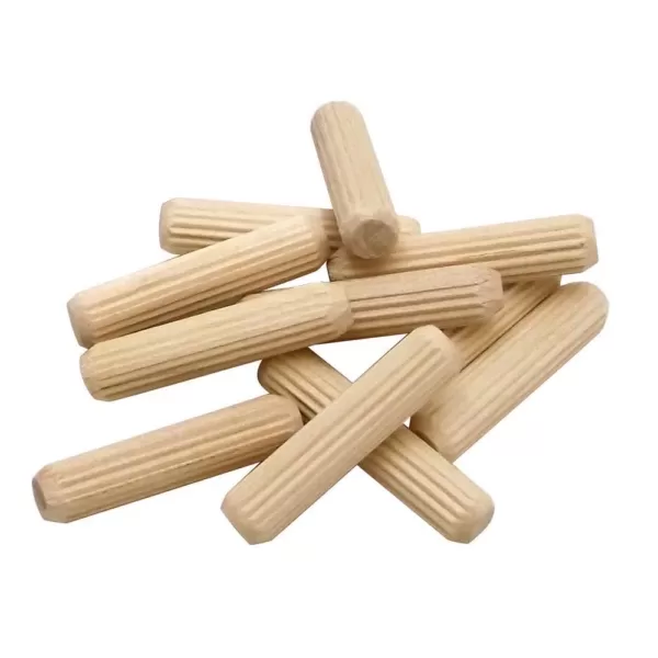 Milescraft Dowel Bucket Fluted Hardwood Dowel Pins (375-Pieces)