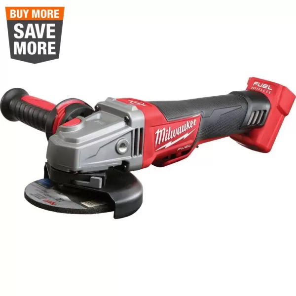 Milwaukee M18 FUEL 18-Volt Lithium-Ion Brushless Cordless 4-1/2 in. to 5 in. Braking Grinder (Tool-Only)