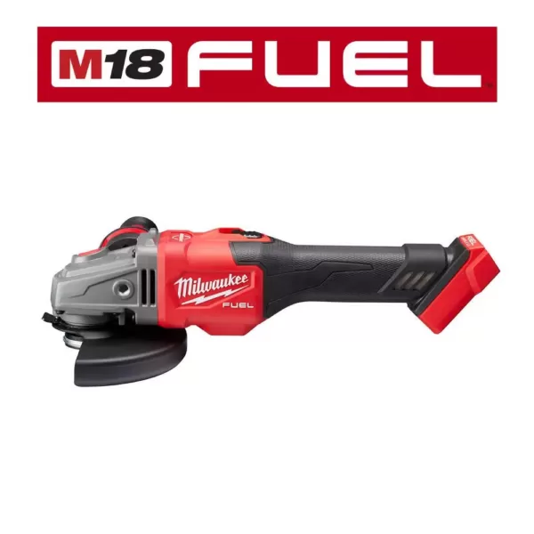 Milwaukee M18 FUEL 18-Volt Lithium-Ion Brushless Cordless 4-1/2 in./6 in. Grinder with Slide Switch with Lock On (Tool-Only)