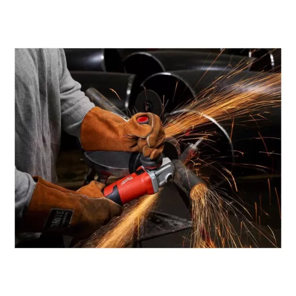 Milwaukee 13 Amp 6 in. Small Angle Grinder with Slide Lock-On Switch