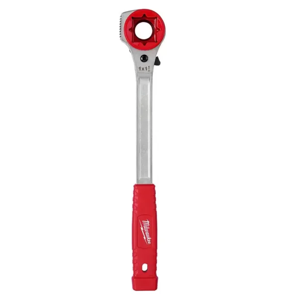 Milwaukee Lineman's High Leverage Ratcheting Wrench with Milled Strike Face