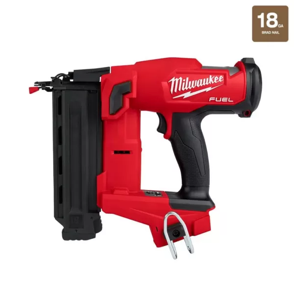 Milwaukee M18 FUEL 18-Volt Lithium-Ion Brushless Gen II 18-Gauge Cordless Brad Nailer/Jig SawithRouter Combo Kit (3-Tool)