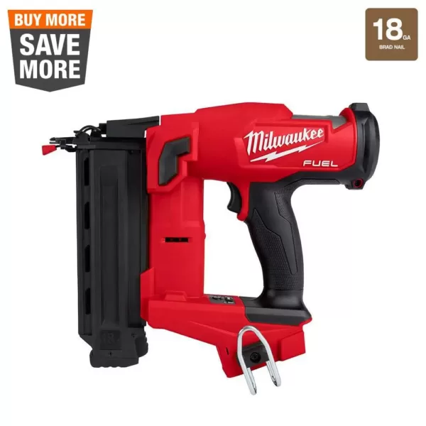 Milwaukee M18 FUEL 18-Volt Lithium-Ion Brushless Cordless Gen II 18-Gauge Brad Nailer (Tool-Only)