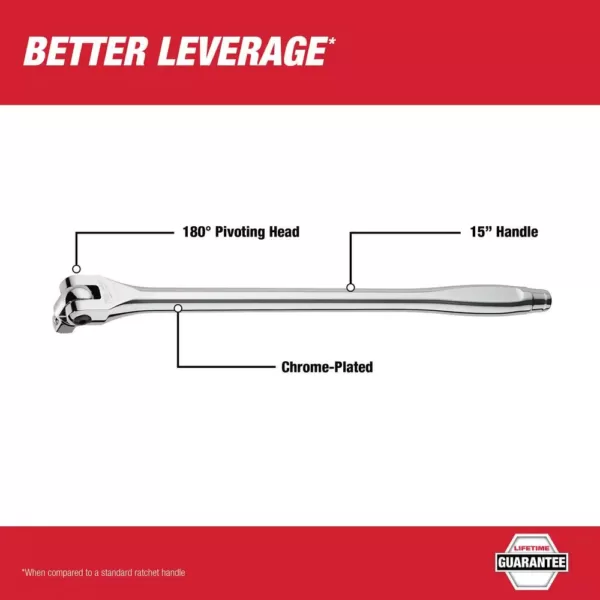 Milwaukee 1/2 in. Drive 15 in. Breaker Bar