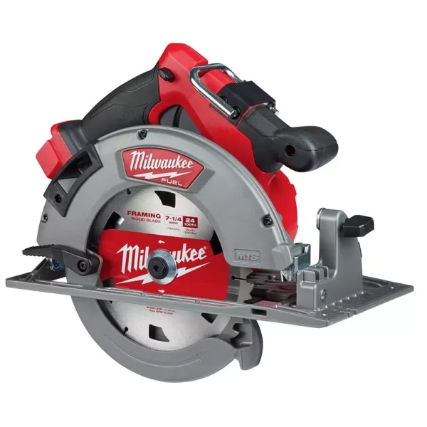 Milwaukee M18 FUEL 18-Volt Lithium-Ion Brushless 7-1/4 in. Cordless Circular Saw/Jigsaw/Compact Router Combo Kit (3-Tool)