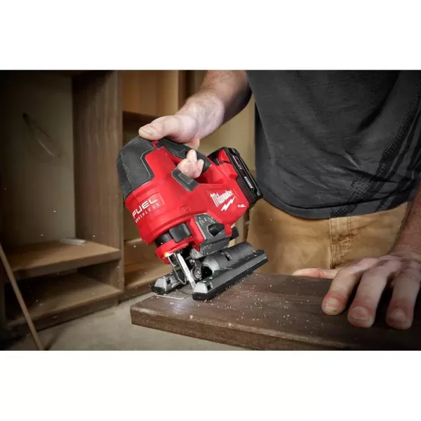 Milwaukee M18 FUEL 18-Volt Lithium-Ion Brushless 7-1/4 in. Cordless Circular Saw/Jigsaw/Compact Router Combo Kit (3-Tool)