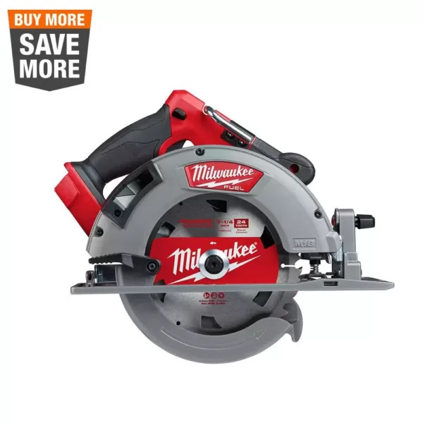 Milwaukee M18 FUEL 18-Volt Lithium-Ion Brushless Cordless 7-1/4 in. Circular Saw (Tool-Only)