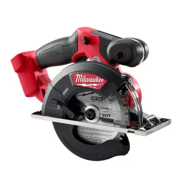 Milwaukee M18 FUEL 18-Volt Lithium-Ion Brushless Cordless Metal Cutting 5-3/8 in. Circular Saw (Tool-Only) w/ Metal Saw Blade