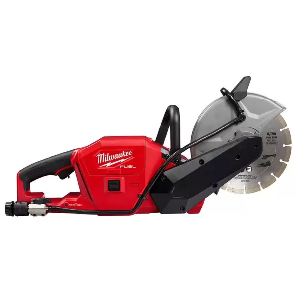 Milwaukee M18 FUEL 18-Volt Lithium-Ion Brushless 9 in. Cordless Cut Off Saw & 4-1/2 in. Grinder with Paddle Switch (2-Tool)