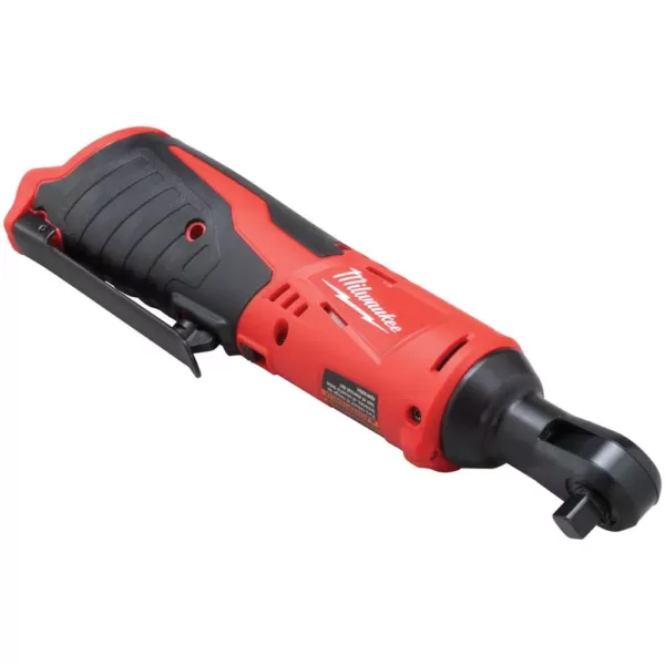 Milwaukee M12 12-Volt Lithium-Ion Cordless 3/8 in. Ratchet & FUEL 1/4 in. Impact Driver Combo Kit with (1) 2.0Ah Battery & Charger