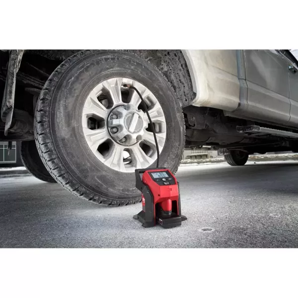 Milwaukee M12 12-Volt Lithium-Ion Cordless 3/8 in. Ratchet and Inflator Combo Kit (2-Tool) with (1) Battery and Charger