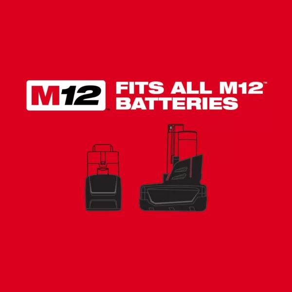 Milwaukee M12 12-Volt Lithium-Ion Cordless 3/8 in. Ratchet Kit with One 1.5 Ah Battery, Charger and Tool Bag