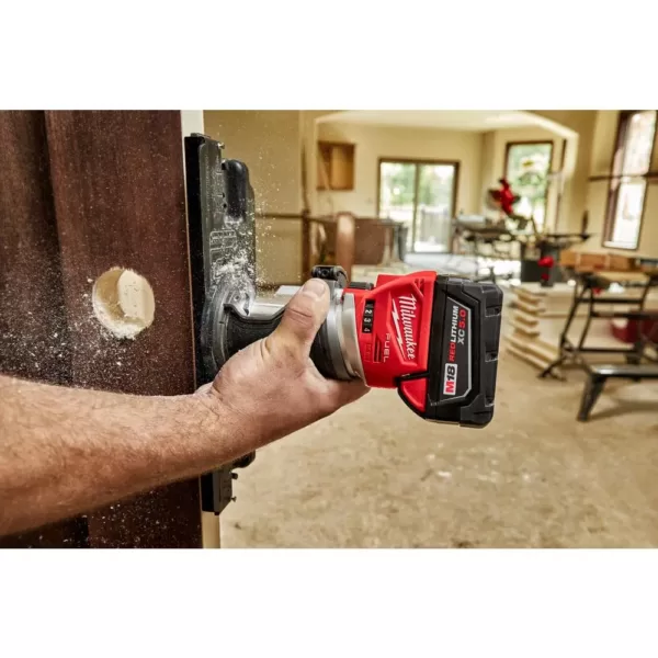 Milwaukee M18 FUEL 18-Volt Lithium-Ion Brushless Cordless Compact Router and Jig Saw 2-Tool Set (Tool-Only)