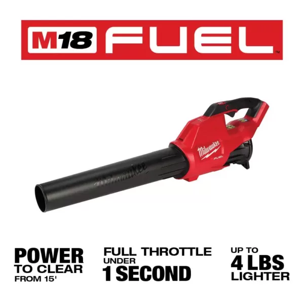 Milwaukee M18 FUEL 18-Volt Lithium-Ion Cordless Brushless String Grass Trimmer, Blower, Hedge Trimmer and Chainsaw Combo Kit