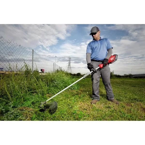 Milwaukee M18 FUEL 18-Volt Lithium-Ion Brushless Cordless String Grass Trimmer with Attachment Capability 12 Ah and 8 Ah Batteries