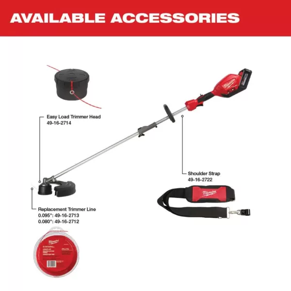 Milwaukee M18 FUEL 18-Volt Lithium-Ion Cordless Brushless String Grass Trimmer with Attachment Capability (Tool-Only)