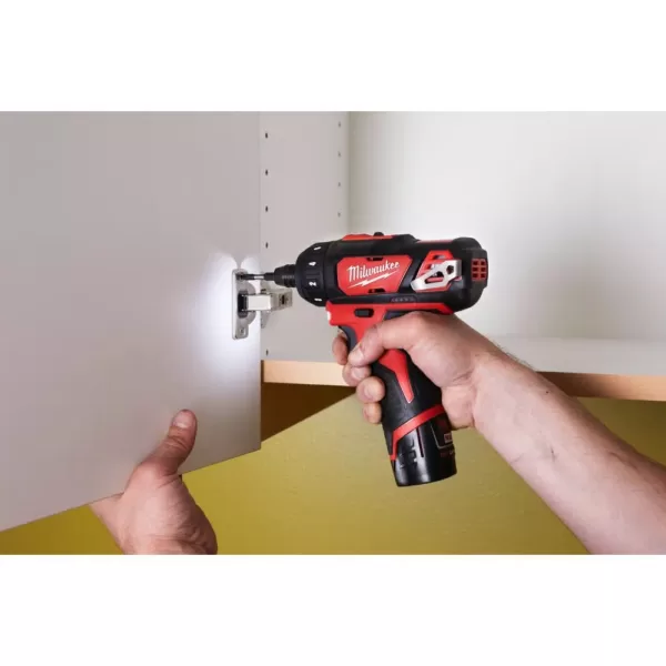 Milwaukee M12 12-Volt Lithium-Ion Cordless 1/4 in. Hex 2-Speed Screwdriver (Tool-Only)