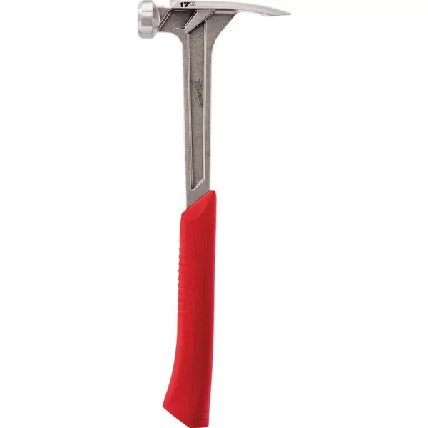 Milwaukee 17 oz. Smooth Face Framing Hammer with Hammer Loop