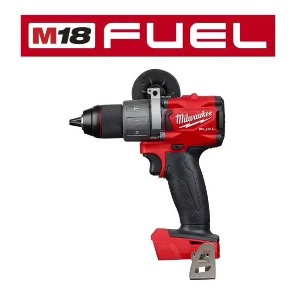 Milwaukee M18 FUEL 18-Volt Lithium-Ion Brushless Cordless 1/2 in. Hammer Drill/Driver (Tool-Only)