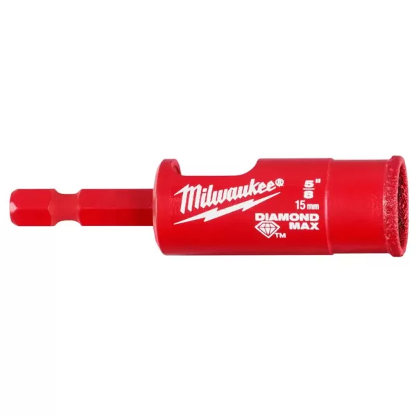 Milwaukee 5/8 in. Diamond Plus Hole Saw W/ Arbor