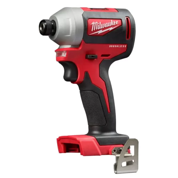 Milwaukee M18 18-Volt Lithium-Ion Brushless Cordless 1/4 in. Impact Driver (Tool Only)