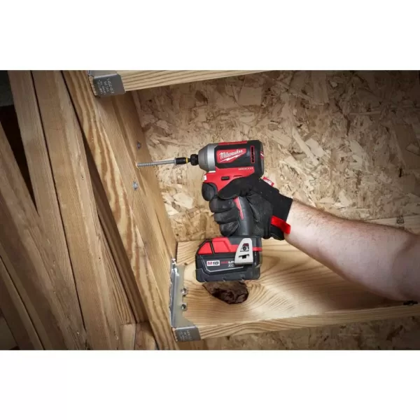 Milwaukee M18 18-Volt Lithium-Ion Brushless Cordless 1/4 in. Impact Driver with 3-Speeds (Tool-Only)