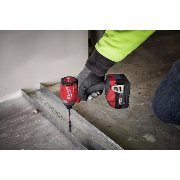 Milwaukee M18 FUEL 18-Volt Lithium-Ion Brushless Cordless 1/4 in. Hex Impact Driver Kit W/(2) 2.0Ah Batteries, Charger, Hard Case