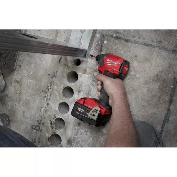 Milwaukee M18 FUEL ONE-KEY 18 Volt Lithium-Ion Brushless Cordless 1/4 in. Hex Impact Driver (Tool-Only)