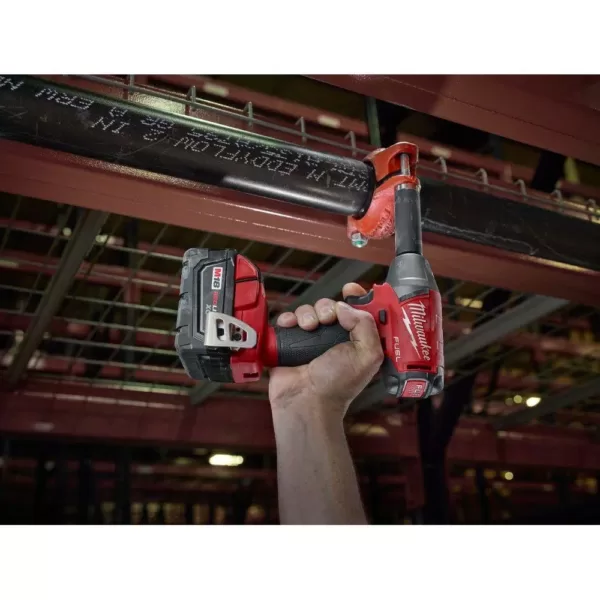 Milwaukee M18 FUEL 18-Volt Lithium-Ion Brushless Cordless 1/2 in. Impact Wrench Pin Detent Kit with Two 5 Ah Batteries, Hard Case