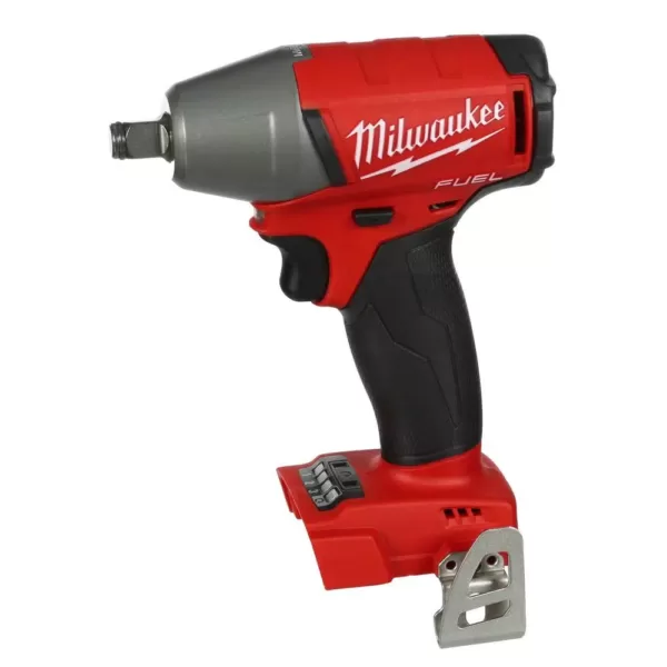 Milwaukee M18 FUEL 18-Volt Lithium-Ion Brushless Cordless 1/2 in. Impact Wrench with Friction Ring (Tool-Only)