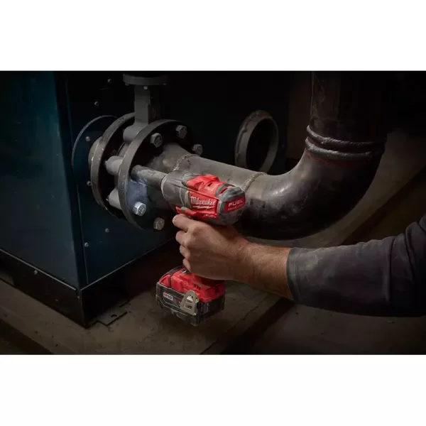 Milwaukee M18 FUEL 18-Volt Lithium-Ion Brushless Cordless Mid Torque 1/2 in. Impact Wrench W/ Pin Detent (Tool-Only)