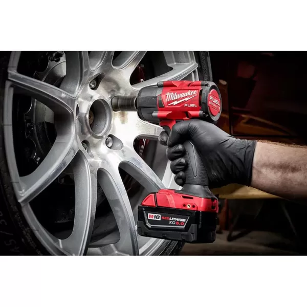 Milwaukee M18 FUEL Gen-2 18-Volt Lithium-Ion Brushless Cordless Mid Torque 1/2 in. Impact Wrench w/Friction Ring (Tool-Only)