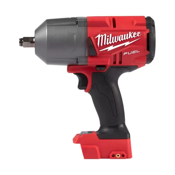 Milwaukee M18 FUEL 18-Volt Lithium-Ion Brushless Cordless 1/2 in. Impact Wrench Friction Ring with Super Charger & 8.0 Ah Battery