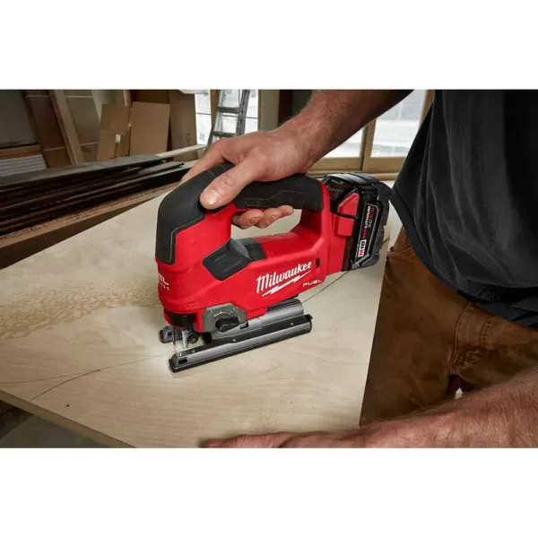 Milwaukee M18 FUEL 18-Volt Lithium-Ion Brushless Cordless Jig Saw and Band Saw with (2) 6.0Ah Batteries