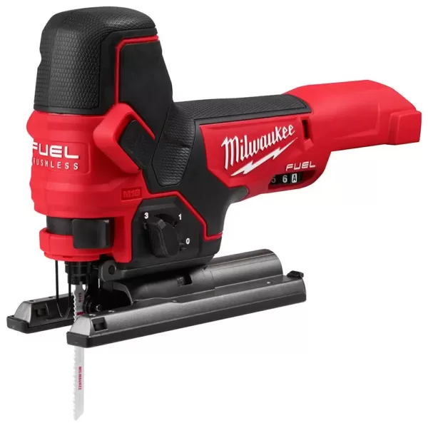 Milwaukee M18 FUEL 18-Volt Lithium-Ion Brushless Cordless Barrel Grip Jig Saw (Tool Only)