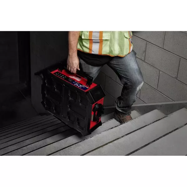 Milwaukee M18 Lithium-Ion Cordless PACKOUT Radio/Speaker with Built-In Charger