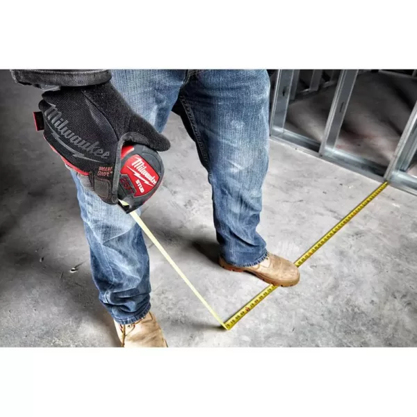 Milwaukee 10 in. 360-Degree Locking Die Cast Torpedo Level with 25 ft. STUD Tape Measure