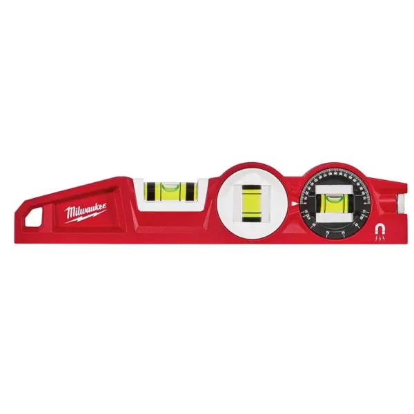 Milwaukee 10 in. 360° Locking Die Cast Torpedo Level