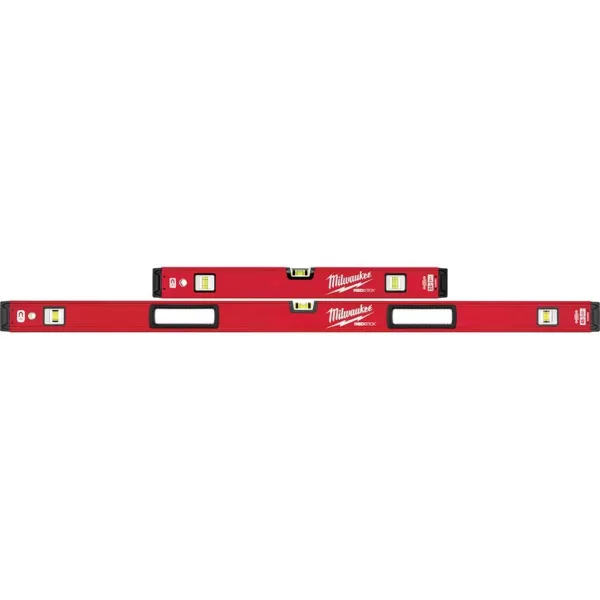 Milwaukee 24 in./48 in. REDSTICK Magnetic Box Level Set