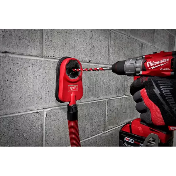 Milwaukee 1/4 in. x 4 in. x 6 in. SHOCKWAVE Carbide Hammer Drill Bit for Concrete, Stone, Masonry Drilling