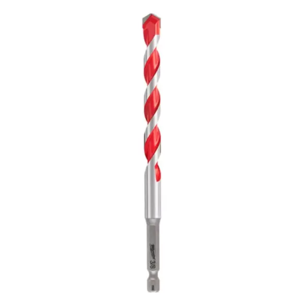 Milwaukee 3/8 in. x 4 in. x 6 in. SHOCKWAVE Carbide Hammer Drill Bit