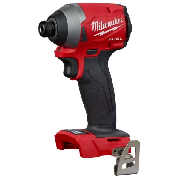 Milwaukee M18 18-Volt Lithium-Ion Force Logic Cordless 1/2 in. - 4 in. Knockout Tool Kit /W Bonus Impact Driver and Step Bits