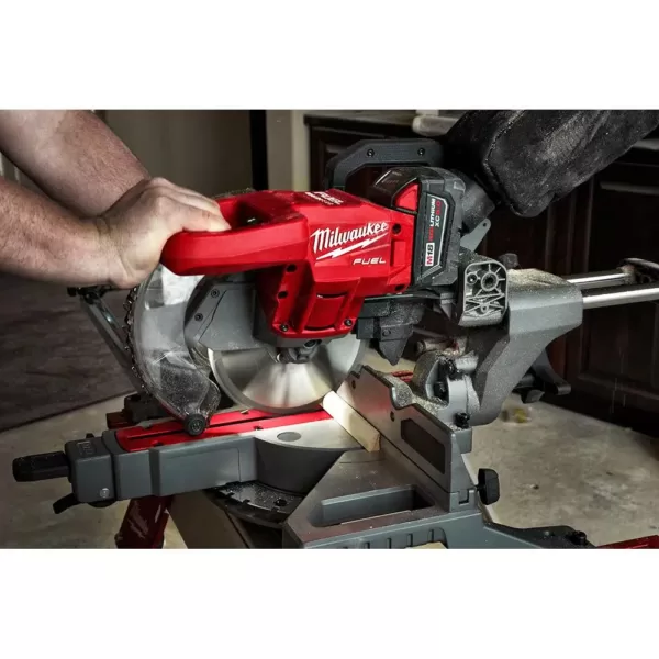 Milwaukee M18 FUEL 18-Volt Lithium-Ion Brushless Cordless 7-1/4 in. Dual Bevel Sliding Compound Miter Saw (Tool-Only)