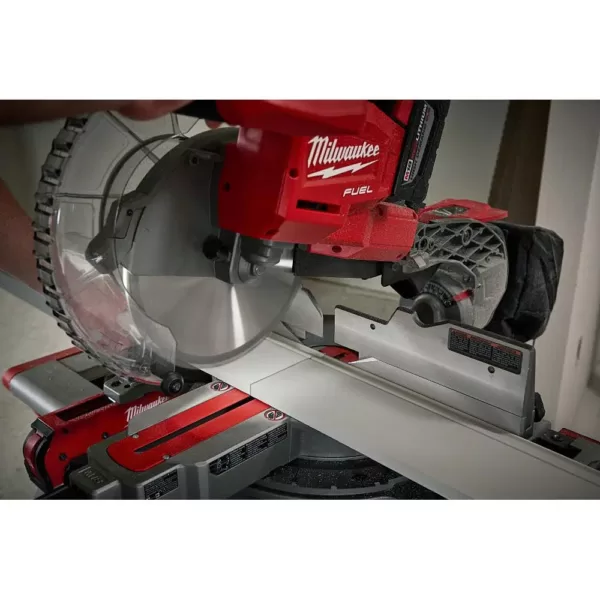 Milwaukee M18 FUEL 18-Volt Lithium-Ion Brushless 10 in. Cordless Dual Bevel Sliding Compound Miter Saw with 8-1/4 in. Table Saw