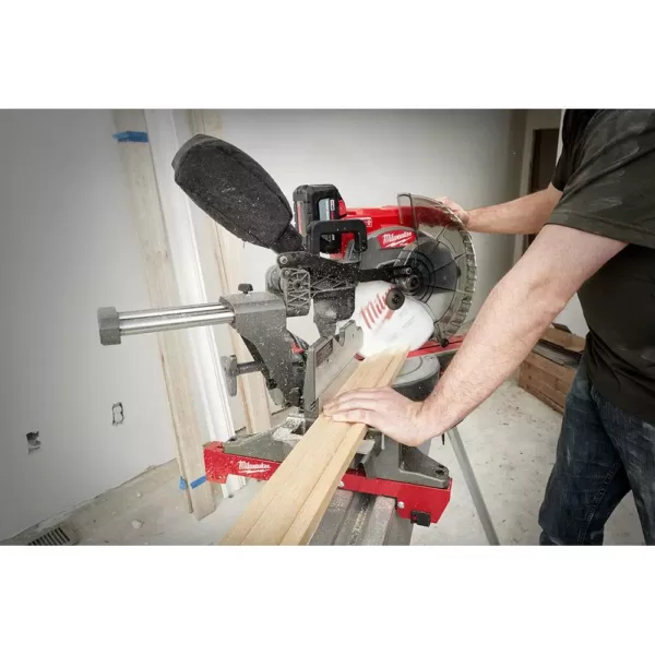 Milwaukee M18 FUEL 18-Volt Lithium-Ion Brushless 12 in. Cordless Dual Bevel Sliding Compound Miter Saw with 18-Gauge Brad Nailer