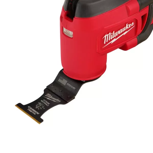 Milwaukee 1-3/8 in. Carbide Universal Fit Extreme Wood/Metal Cutting Oscillating Multi-Tool Blade (2-Pack)