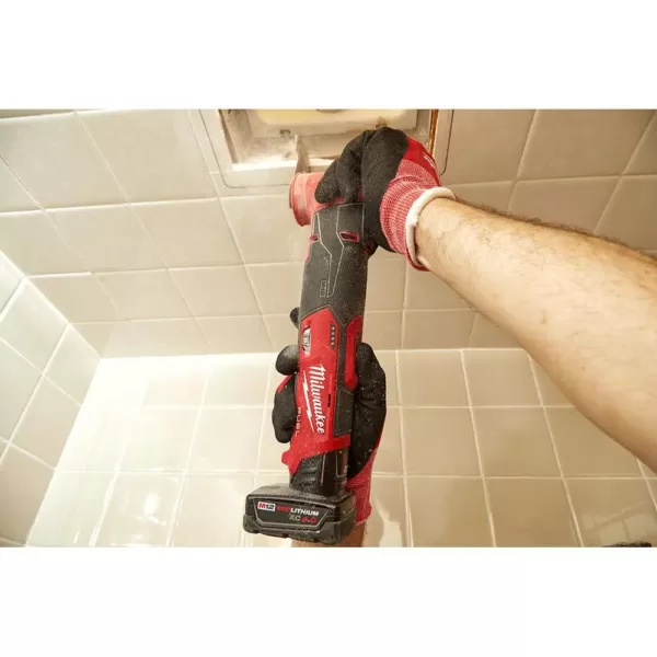 Milwaukee M12 FUEL 12-Volt Lithium-Ion Cordless Oscillating Multi-Tool and Jig Saw with two 3.0 Ah Batteries