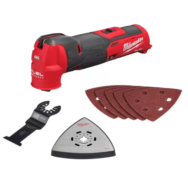 Milwaukee M12 FUEL 12-Volt Lithium-Ion Cordless Oscillating Multi-Tool and HACKZALL with two 3.0 Ah Batteries