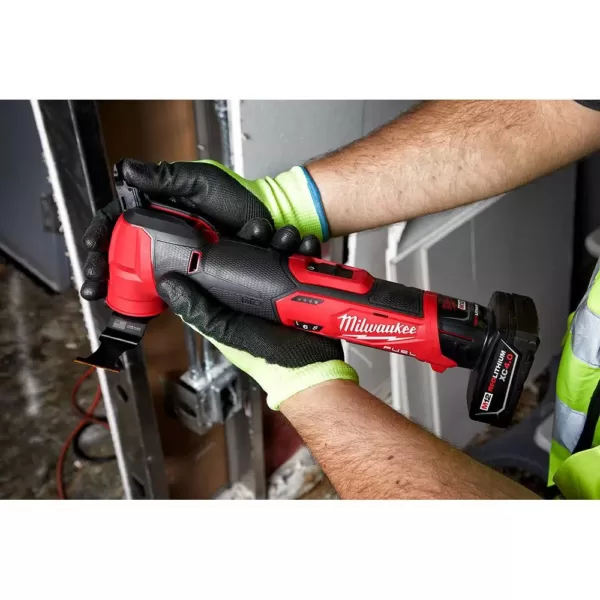 Milwaukee M12 FUEL 12-Volt Lithium-Ion Cordless Oscillating Multi-Tool and HACKZALL with two 3.0 Ah Batteries